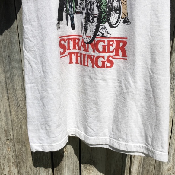 Stranger Things Ringer Graphic Tee White S - Picture 5 of 7